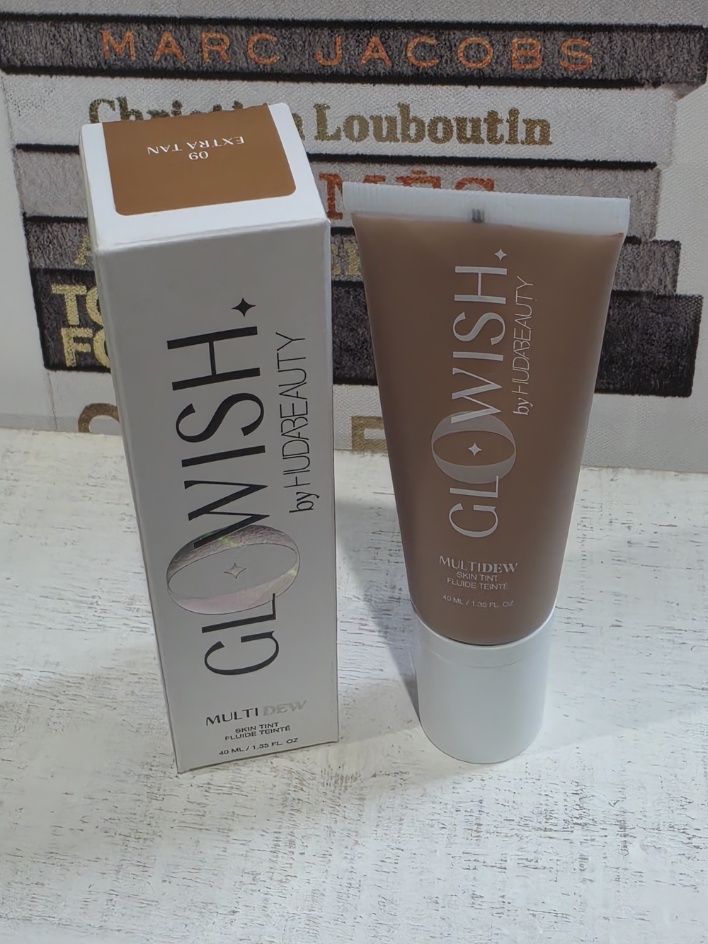 GloWish by Huda Beauty MultiDew Skin Tint - Extra Tan Shade